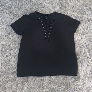 V-neck tee shirt